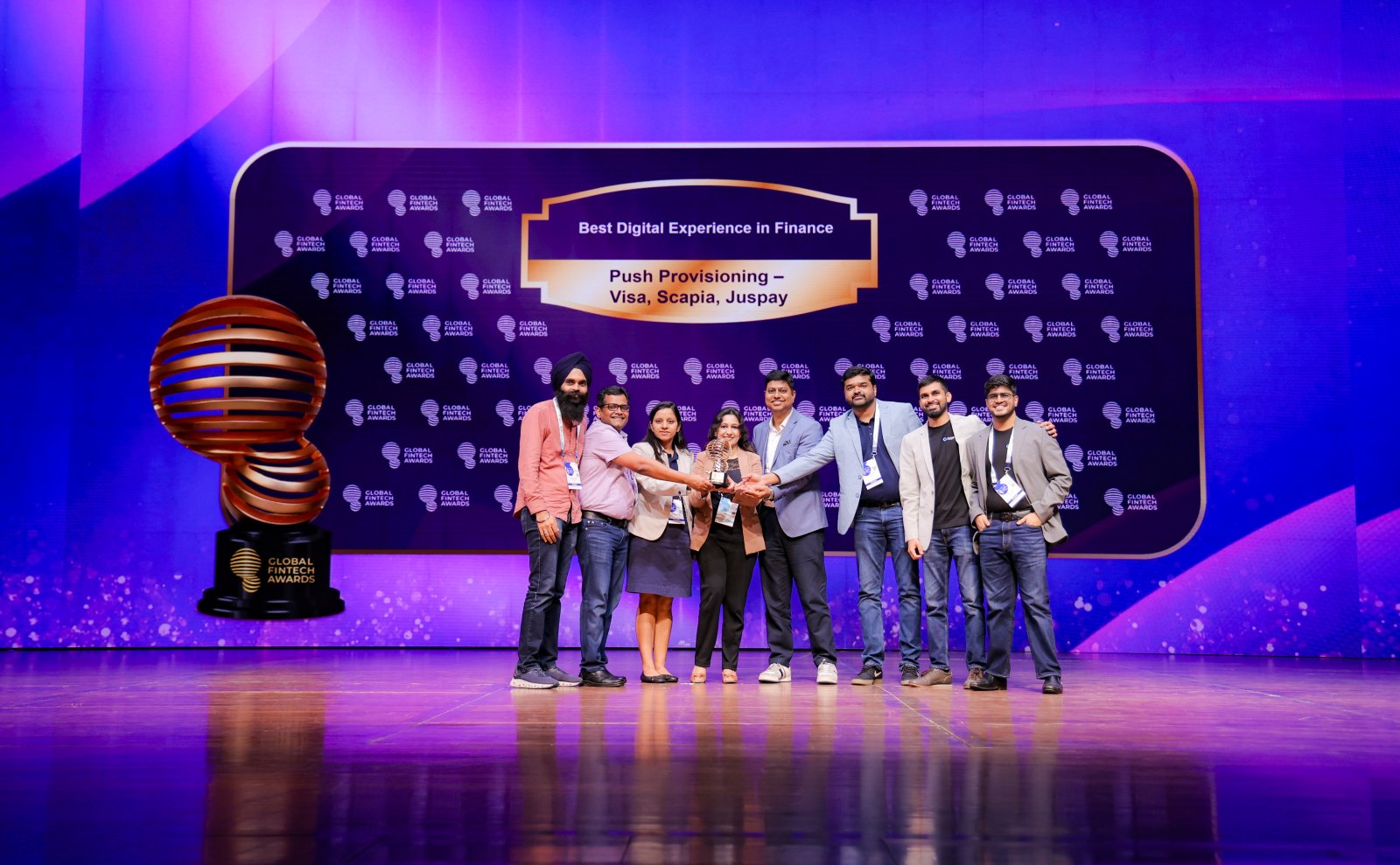 Best Digital Experience in Finance - Push Provisioning - Visa, Scapia, Juspay
